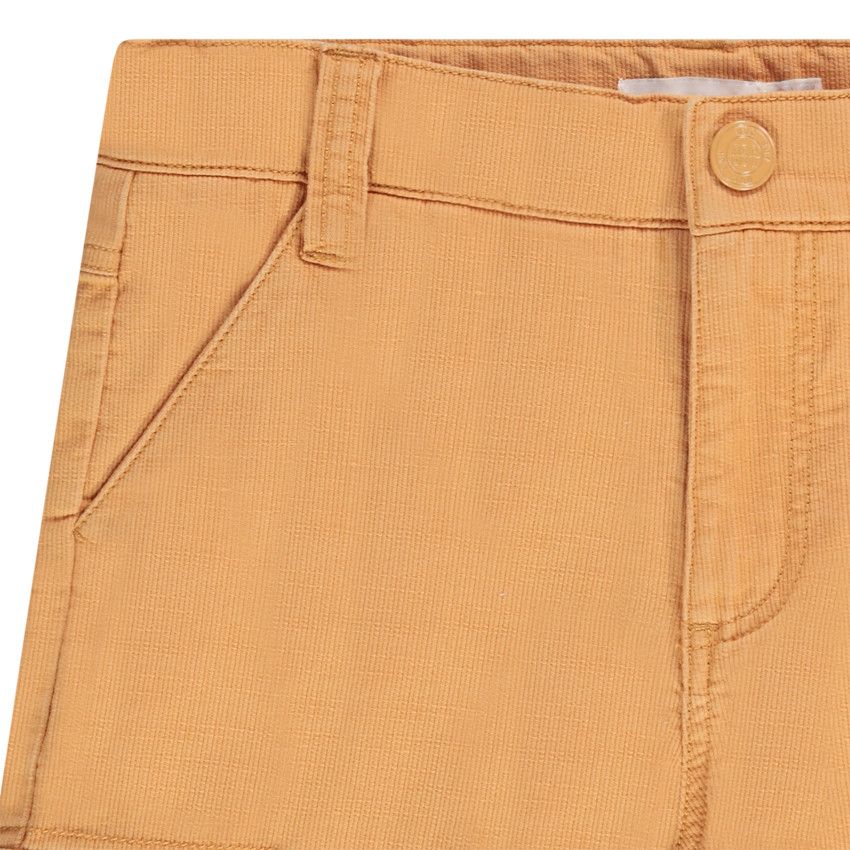Bermuda en coton armuré esprit cargo pour garçon - Multicolore