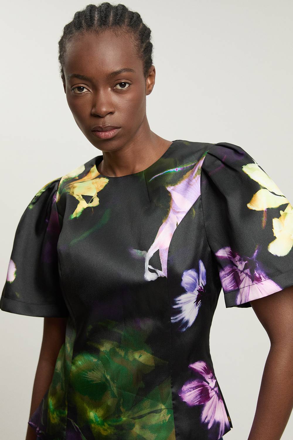 KarenMillen Haut En Sergé À Imprimé Floral
