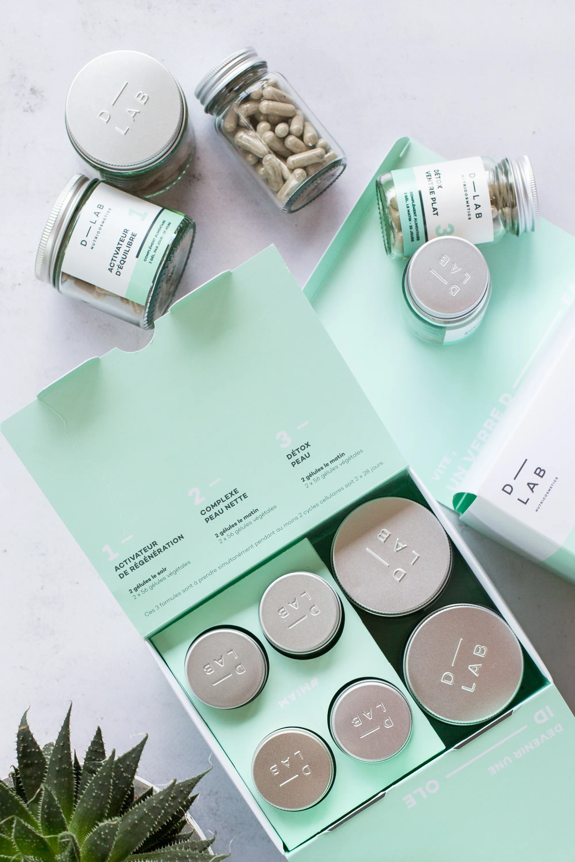 D-LAB Nutricosmetics Compléments alimentaires Programme Ventre-Plat-141.2 g