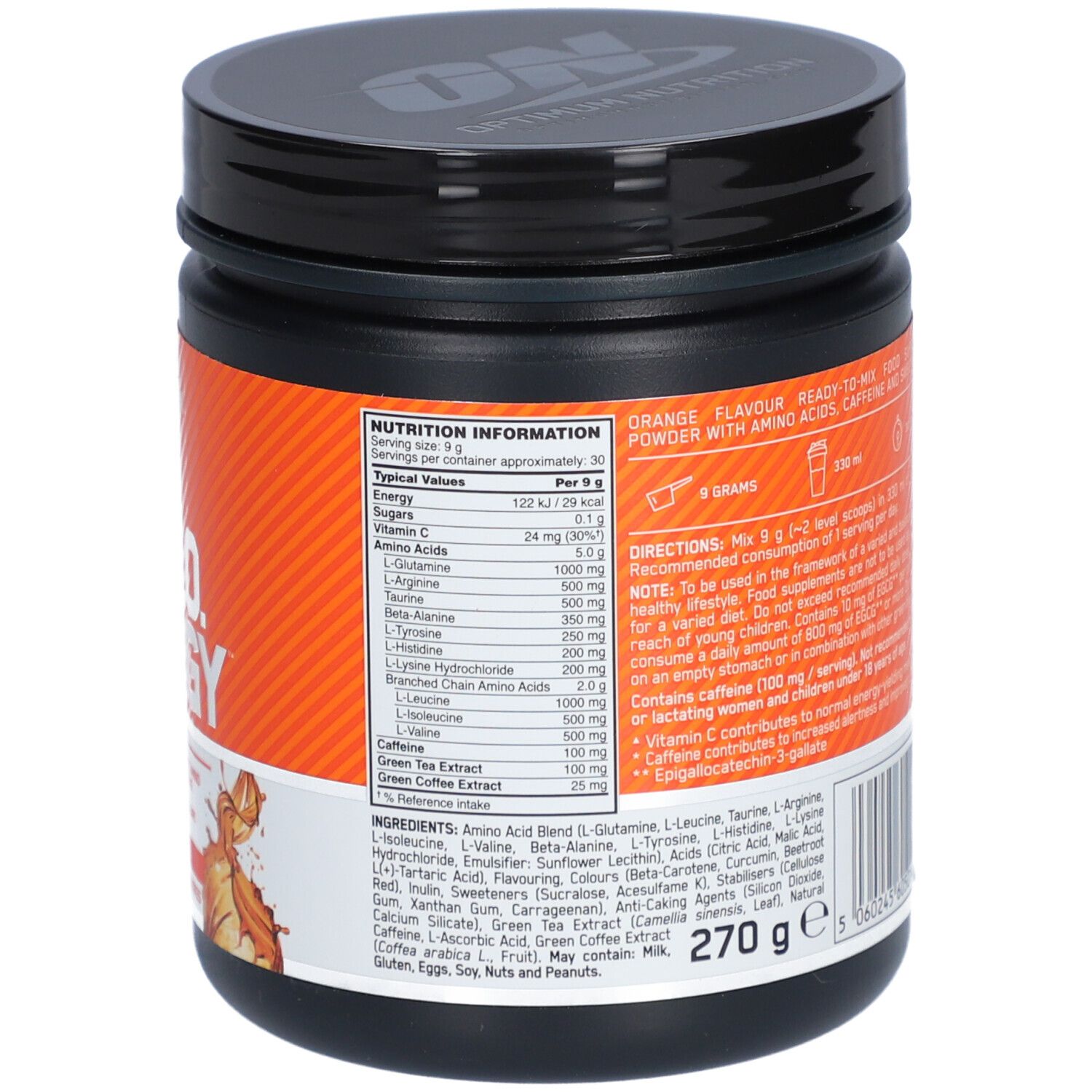 Optimum Nutrition Essential AMIN.O. Energy Orange