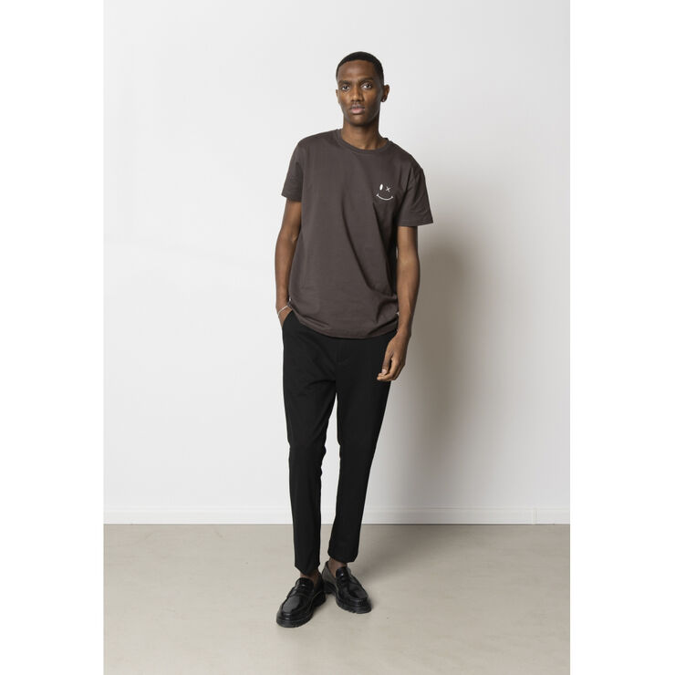 Clean Cut Copenhagen Patrick Organic Tee Dark brown