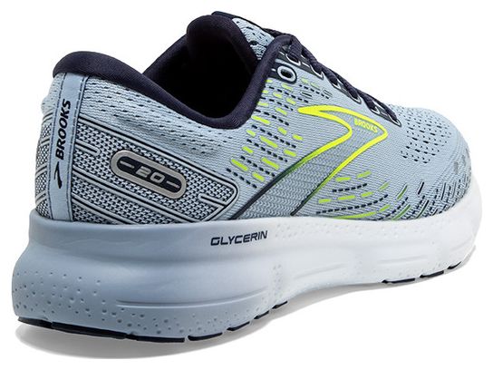 Chaussures de Running Brooks Femme Glycerin 20 Bleu Jaune