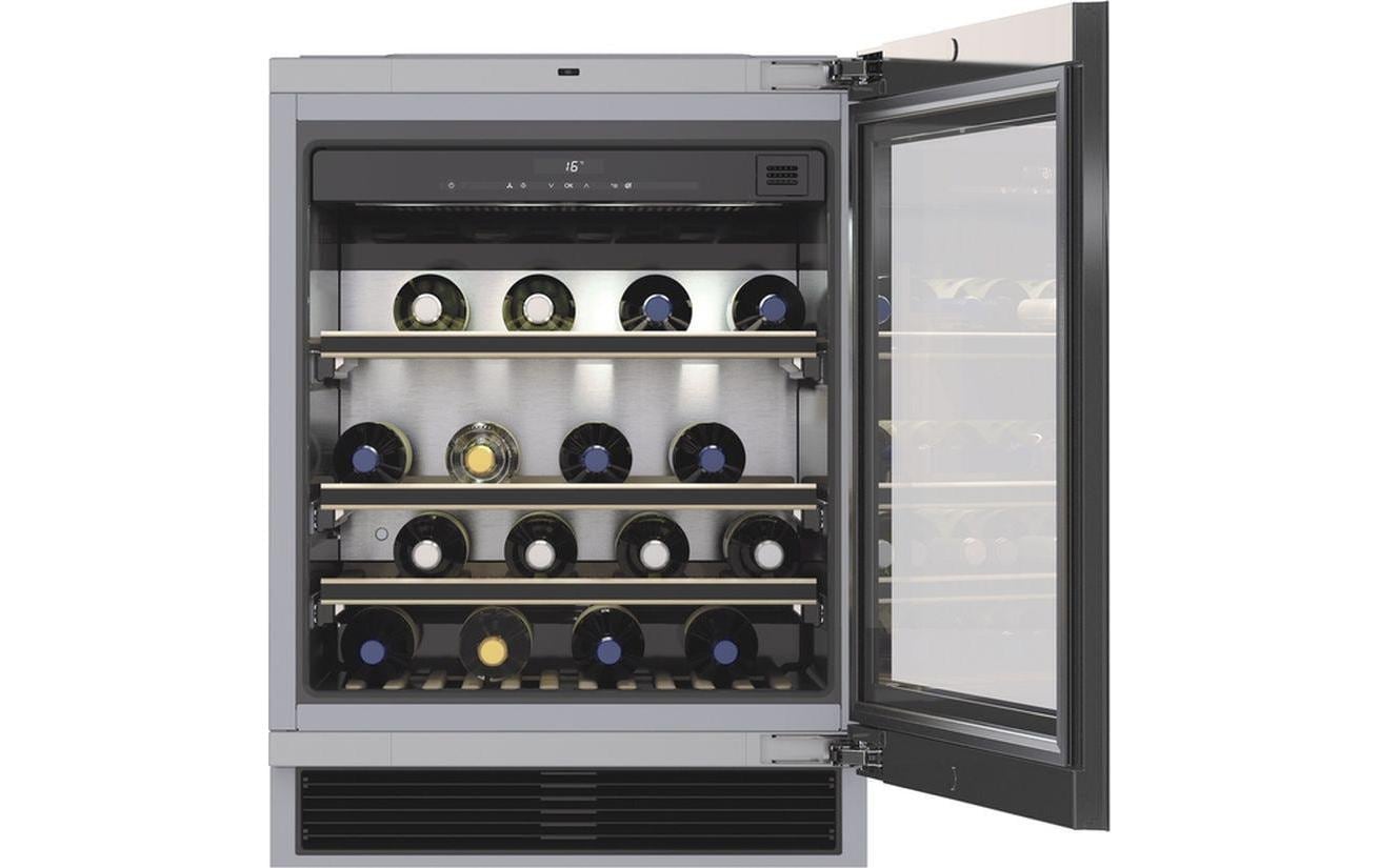Einbauweinkühlschrank KWT 6312 UGS Schwarz, Rechts<br>Unterbau-Weinschrank für perfekten Genuss und zeitloses Design