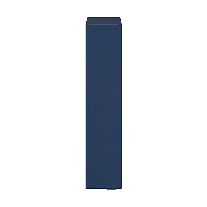 Meuble de rangement salle de bains faible largeur GoodHome Imandra bleu nuit mat L. 20 x H. 90 x P. 36 cm