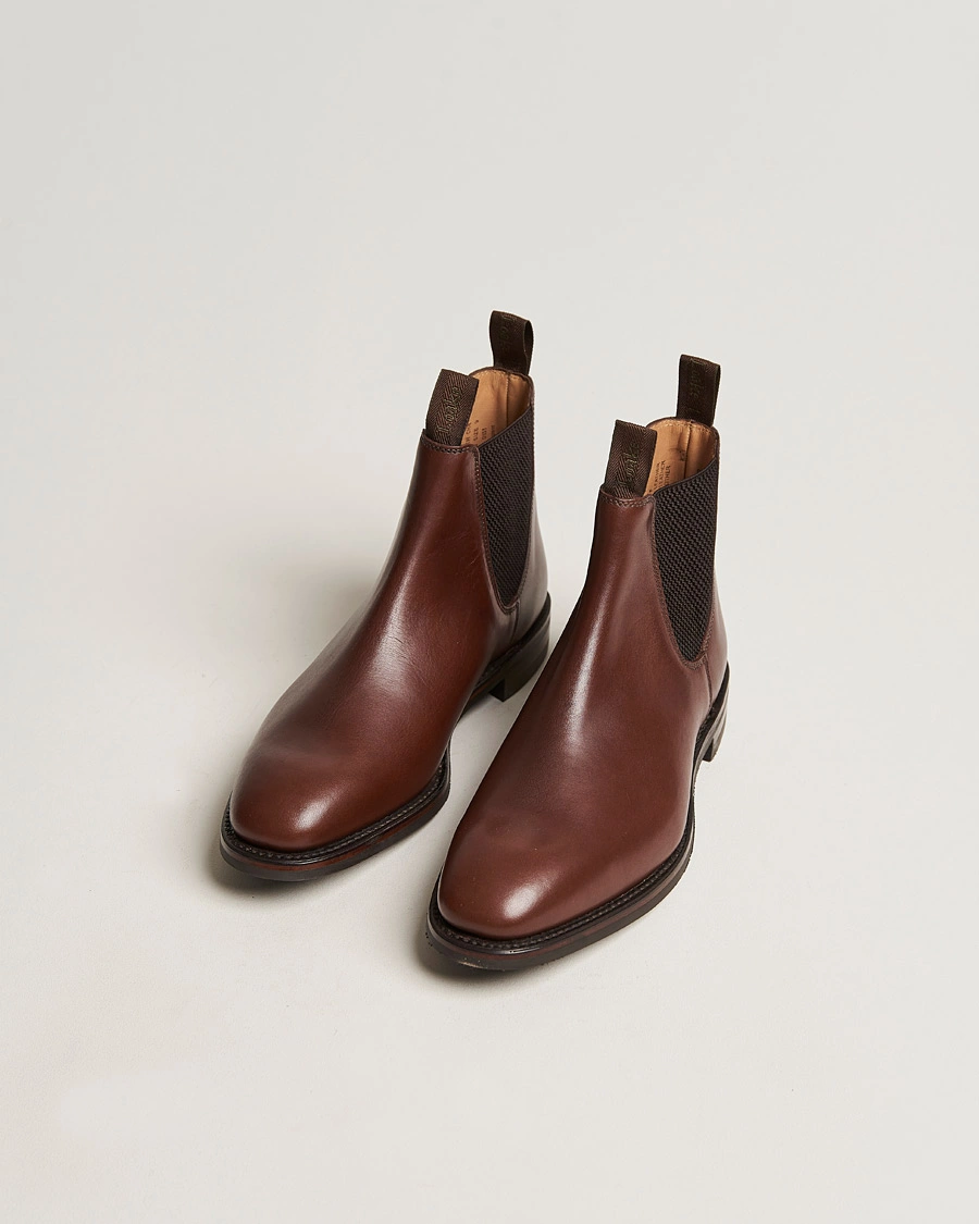 Loake 1880 Chatsworth Chelsea Boot Brown Waxy Leather