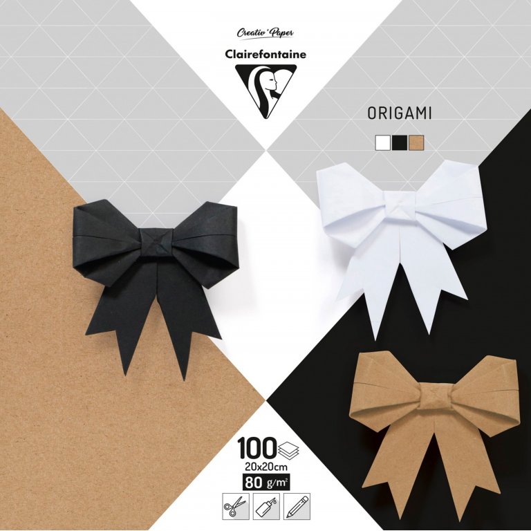 Origami Faltblätter, durchgefärbt, mix pack