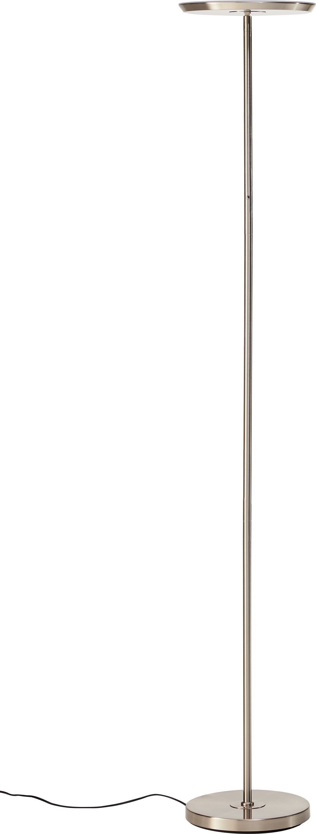 MIRANDA Stehleuchte - Silberfarbig / B: 30.0 cm x T: 28.0 cm x H: 180.0 cm