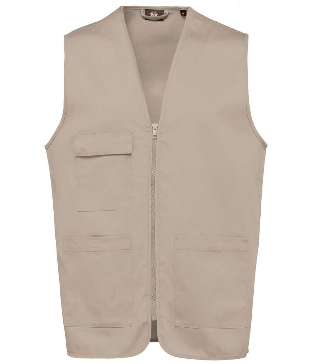 Gilet multipoches léger sans manches - Unisexe - WK608 - beige