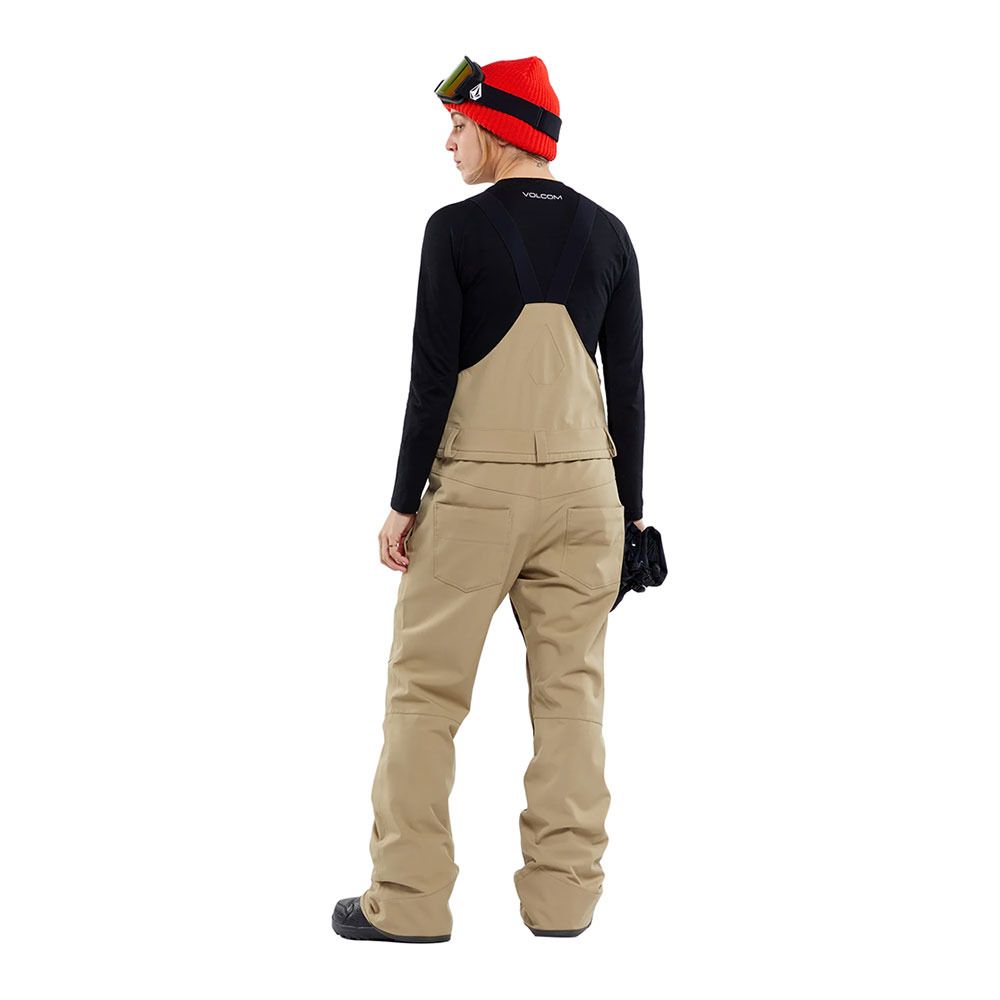 Volcom SWIFT - Salopette Homme dark khaki