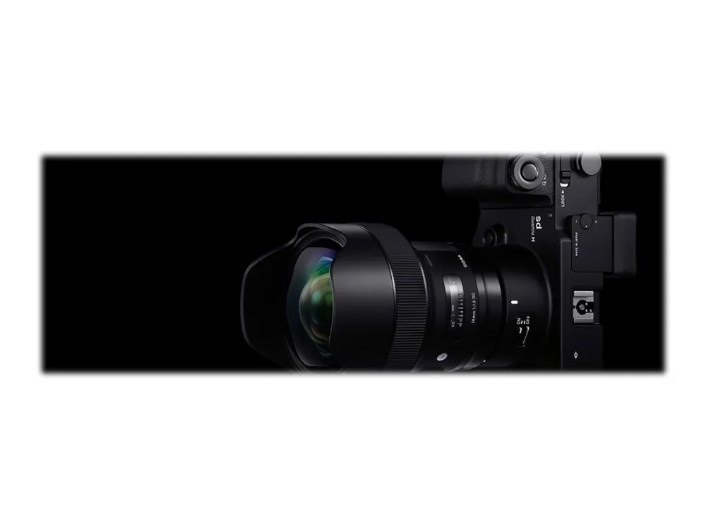 Sigma Art - Vidvinkel objektiv - 14 mm - f/1.8 DG HSM - Sony E-mount - for Sony Cinema Line; a VLOGCAM; a1; a1 II; a6700; a7 IV; a7C; a7C II; a7CR; a7R V; a9 III