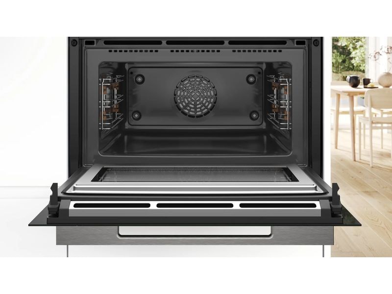 Bosch Einbaubackofen mit Mikrowelle CMG7761B1 Schwarz Mikrowelle