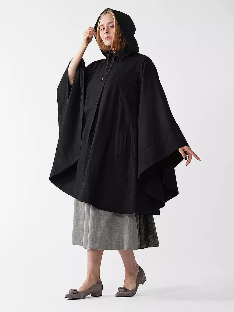 LENA HOSCHEK Cape - Poncho CLARA schwarz
