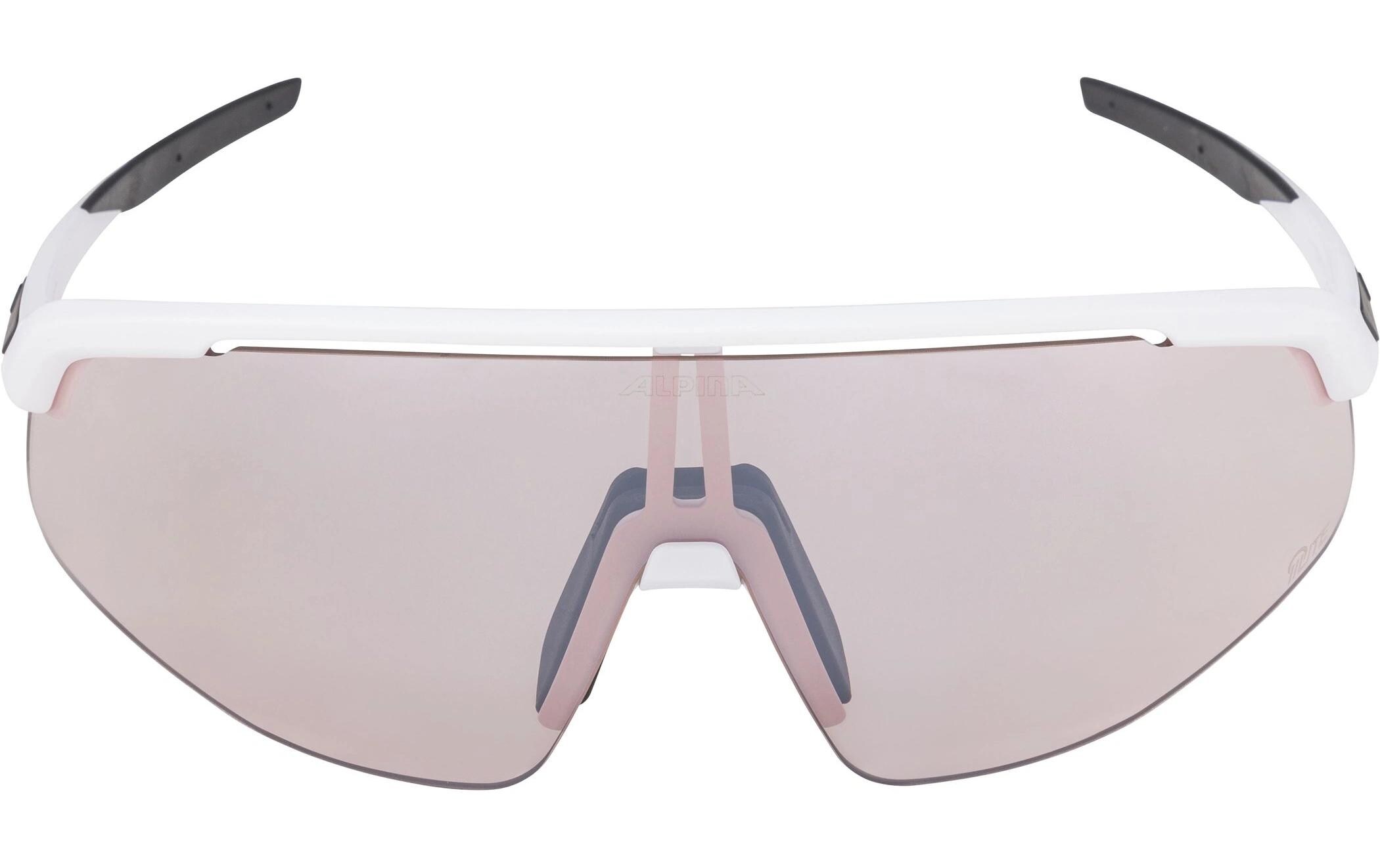 Sportbrille Turbo Pro Q-Lite - Weiss mattVelobrille Cat.1