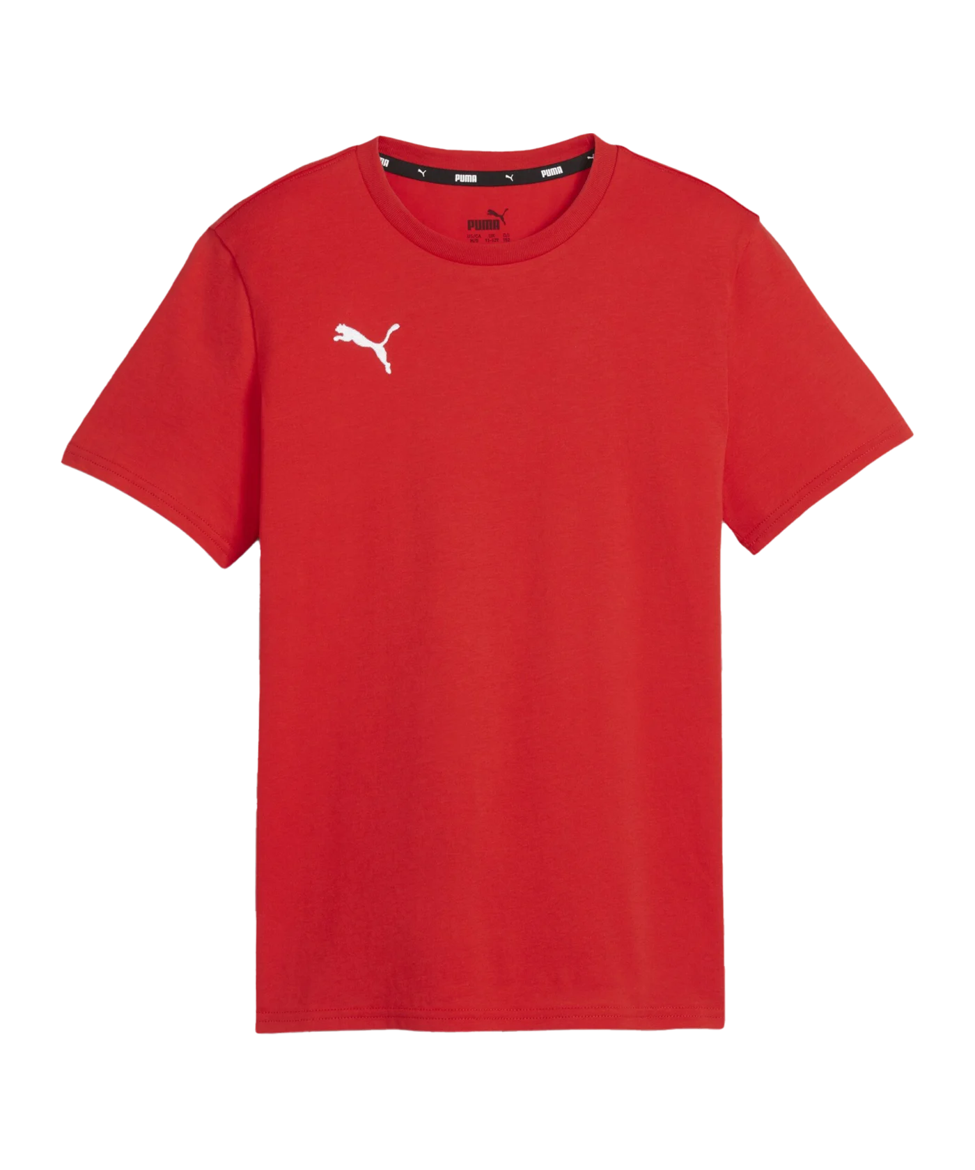 PUMA teamGOAL Casuals T-Shirt Kids Rot Weiss F01