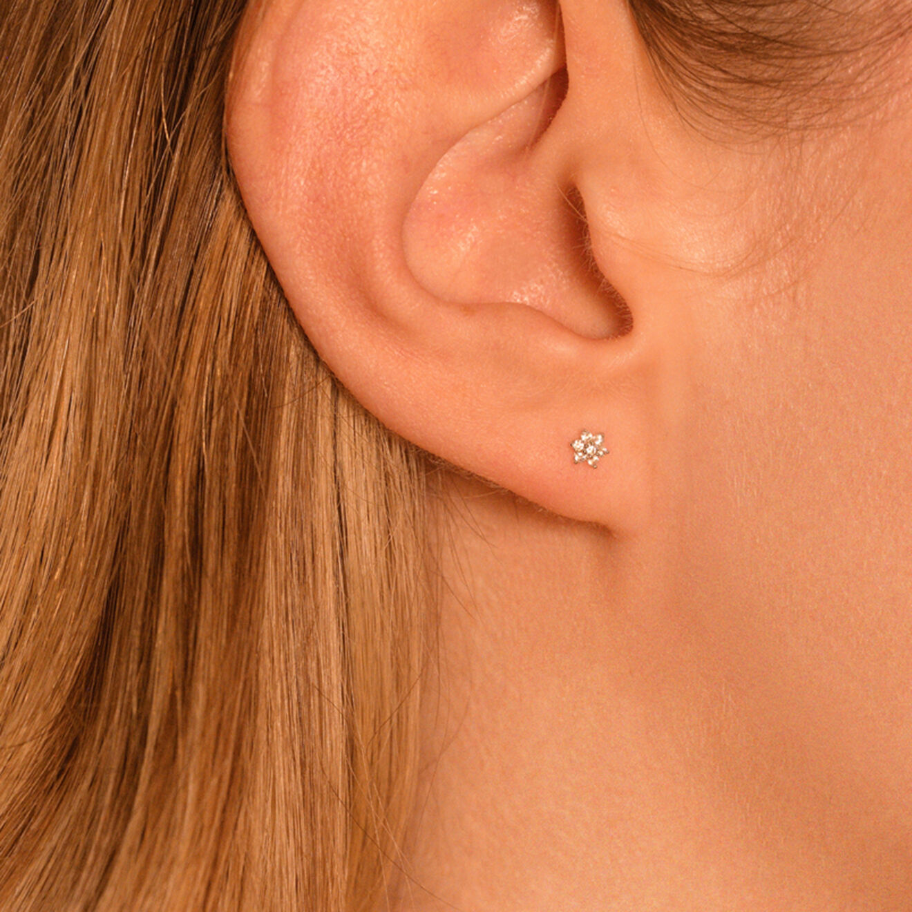 Instant d'Or Boucles d'oreilles For Her or blanc