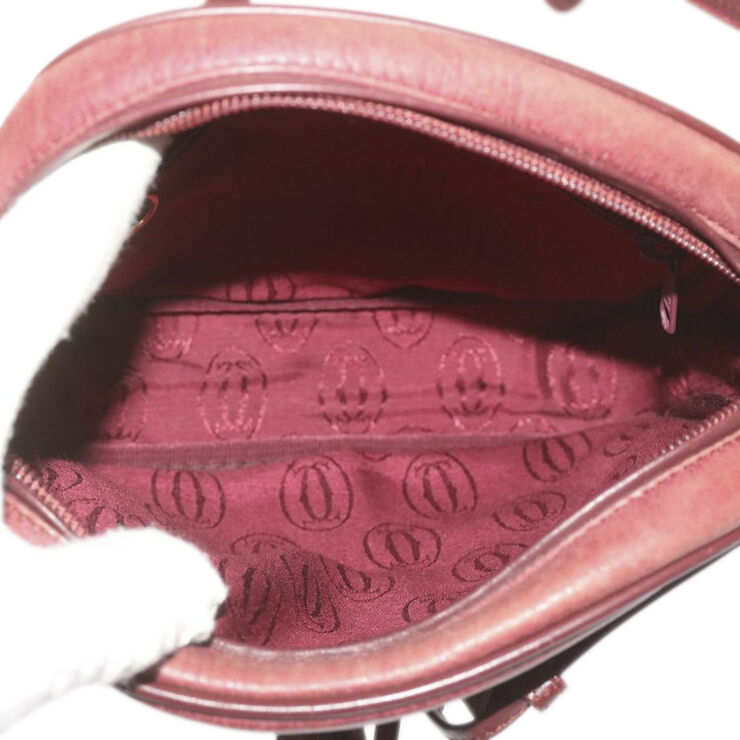 Cartier Vintage Cartier Shoulder Bag Red