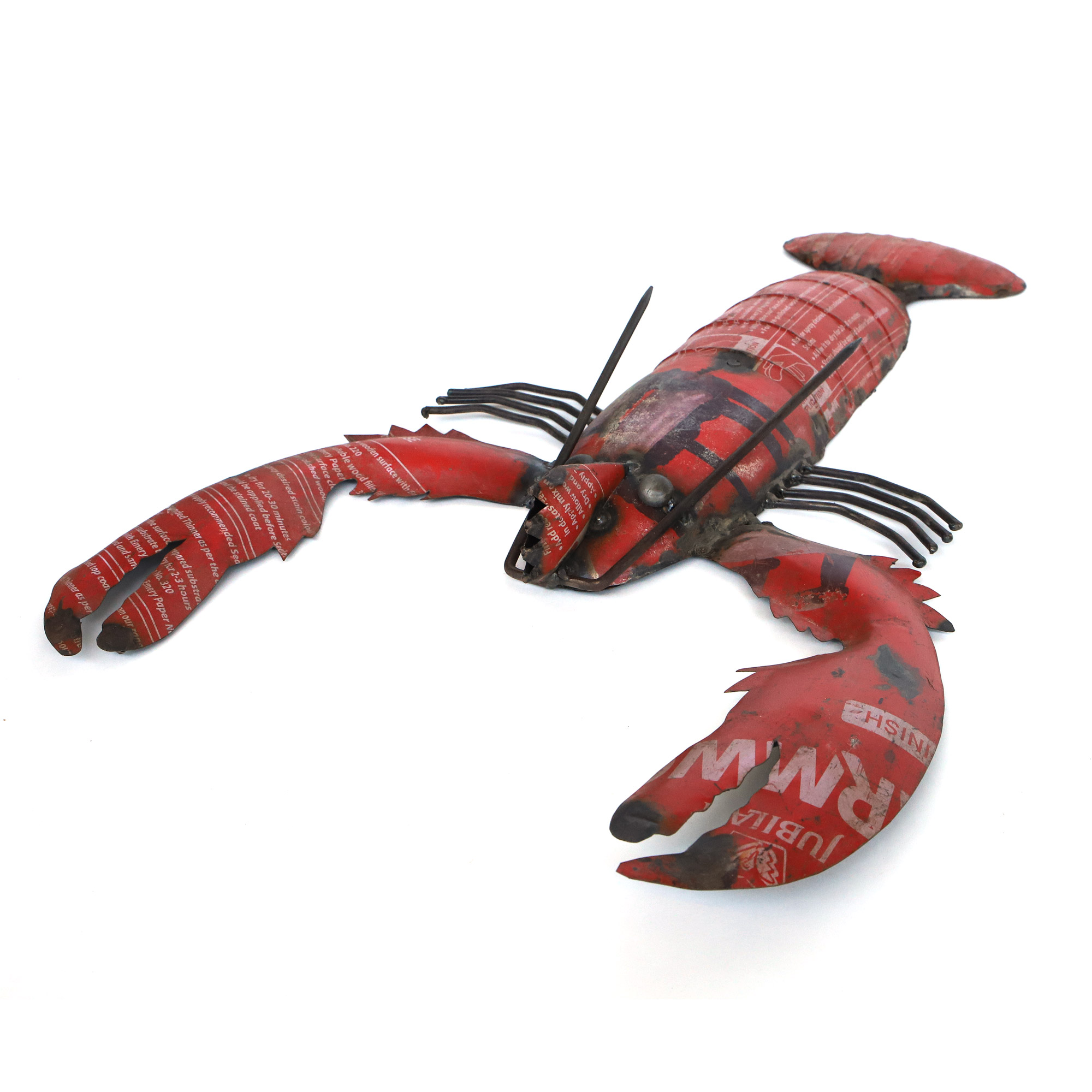 Wanddeko 'Hummer' L, H 68 cm, B 47 cm, L 8 cm von fischer's lagerhaus