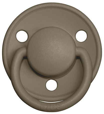BIBS De Lux Sutter - Onesize - 2-pak - Rund - Vanilla/Dark Oak