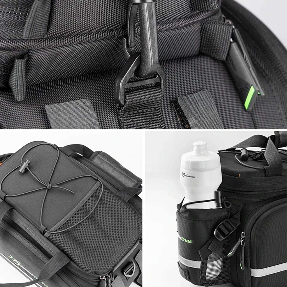 Fahrradtasche Kofferraum 35 l ausklappbaren Taschen