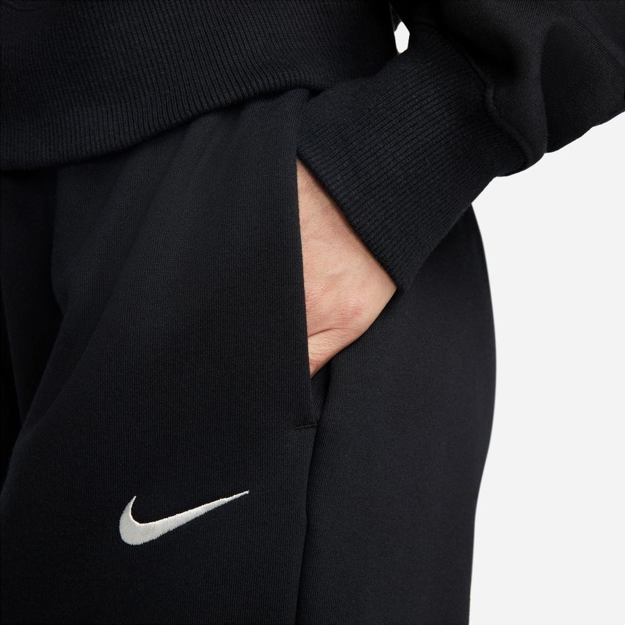 Nike Sweat NSW Phoenix Fleece - Noir/Blanc Cassé Femme