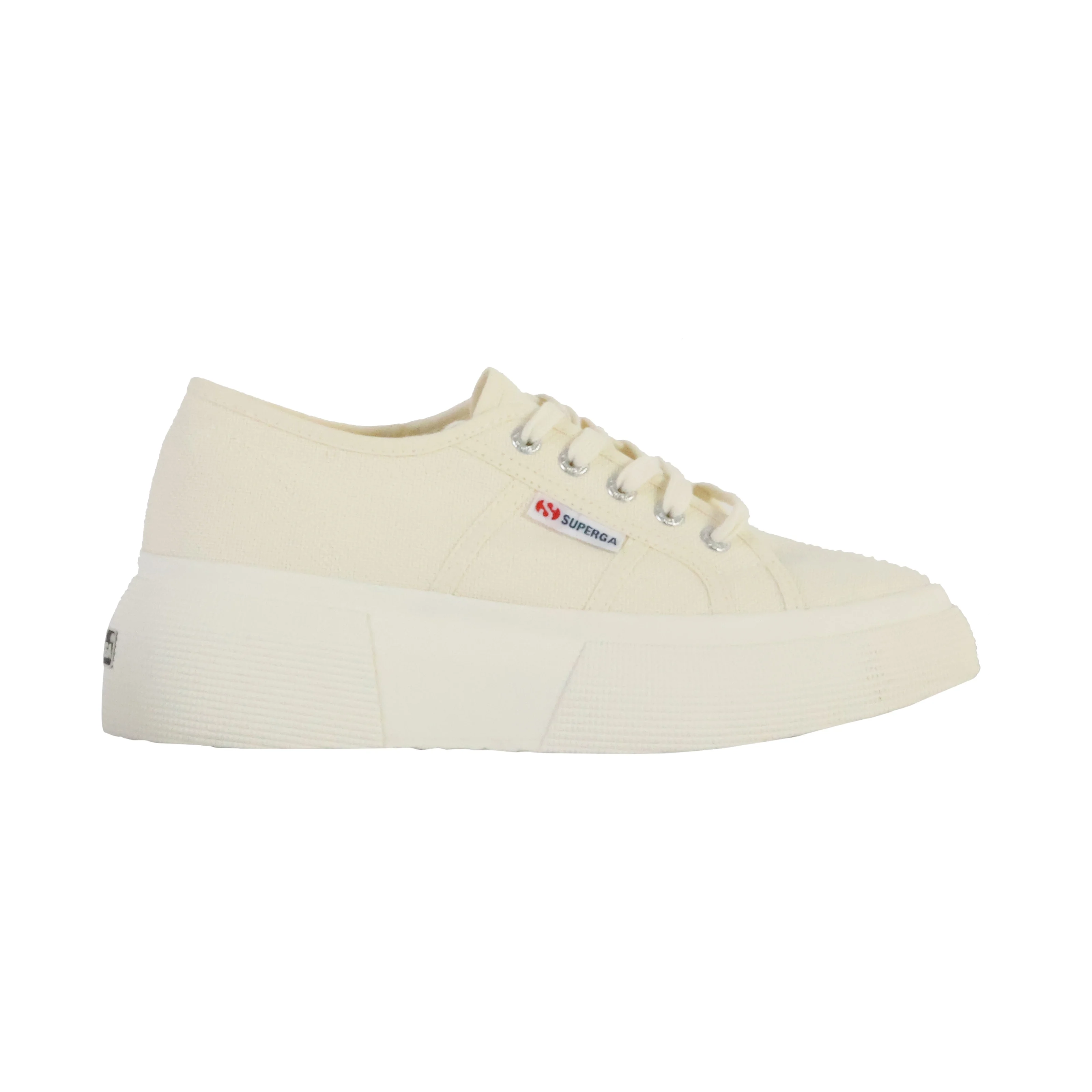 Basket basse à lacets superga bubble | Beige