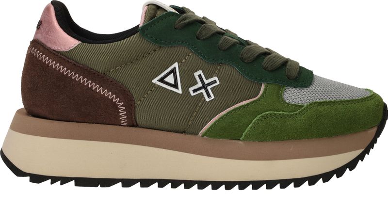 SUN68 Big Ally Solid Sneakers Groen Dames