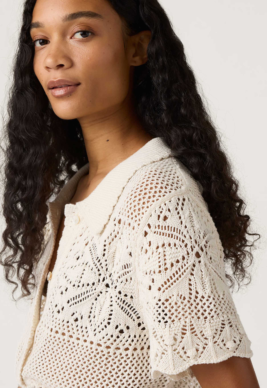 Levi's Susanna Floral Gehaakte Blouse