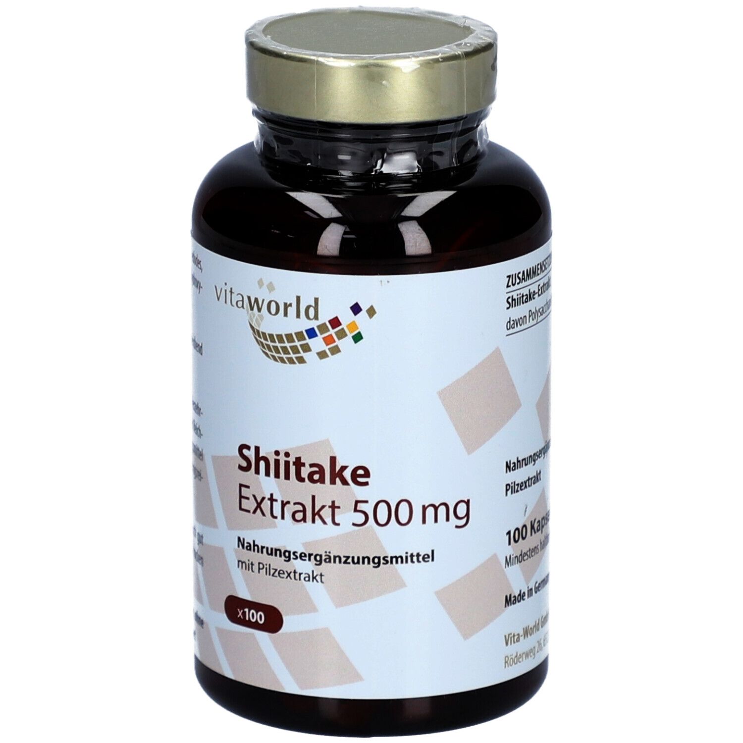 VITAWORLD Shiitake Extrakt 500 mg