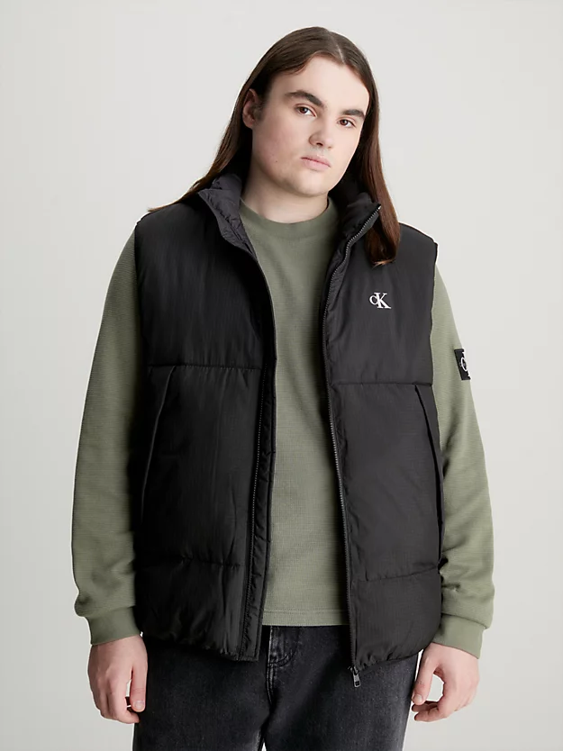 Colete ripstop levemente acolchoado