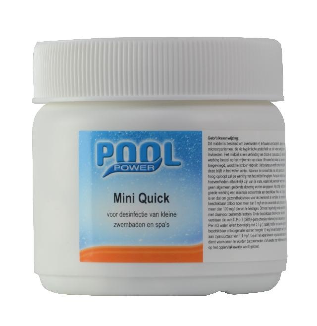 Pool Power Mini Quick 0,5kg | Chloortabletten