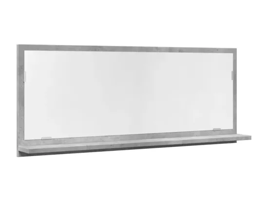 Armoire à miroir de salle de bain gris béton bois d'ingénierie