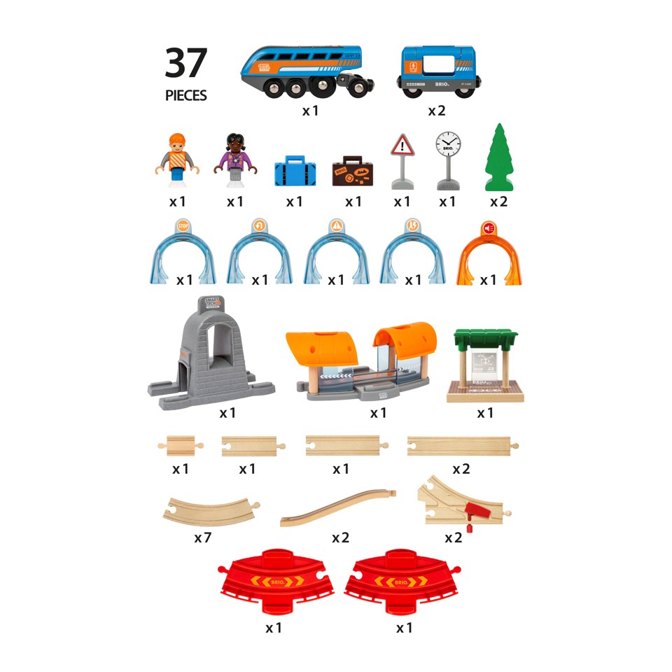 BRIO - Smart Tech Lyd action tunnel rejsesæt (33972)