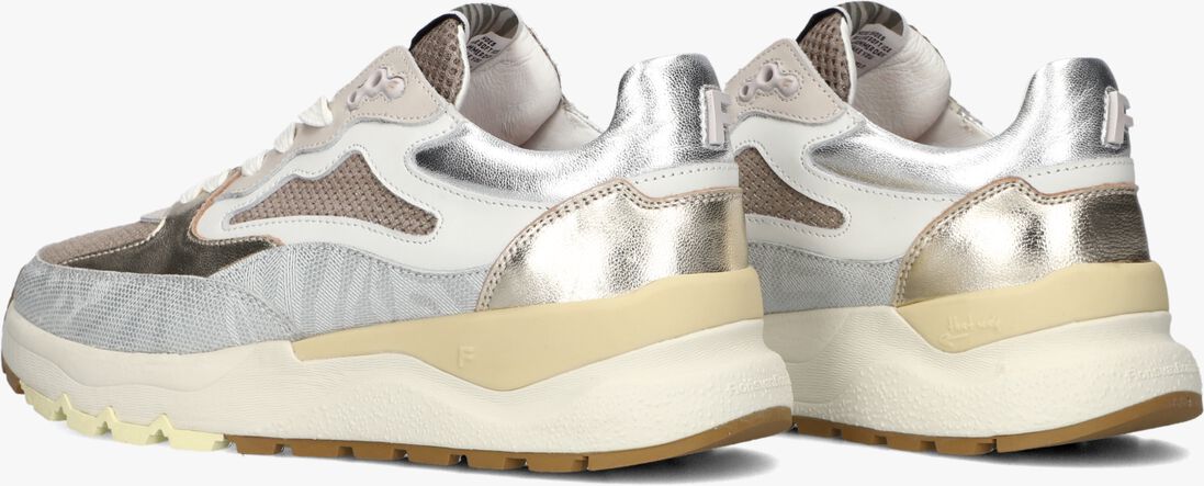 zilveren floris van bommel lage sneakers sfw-10163 treni
