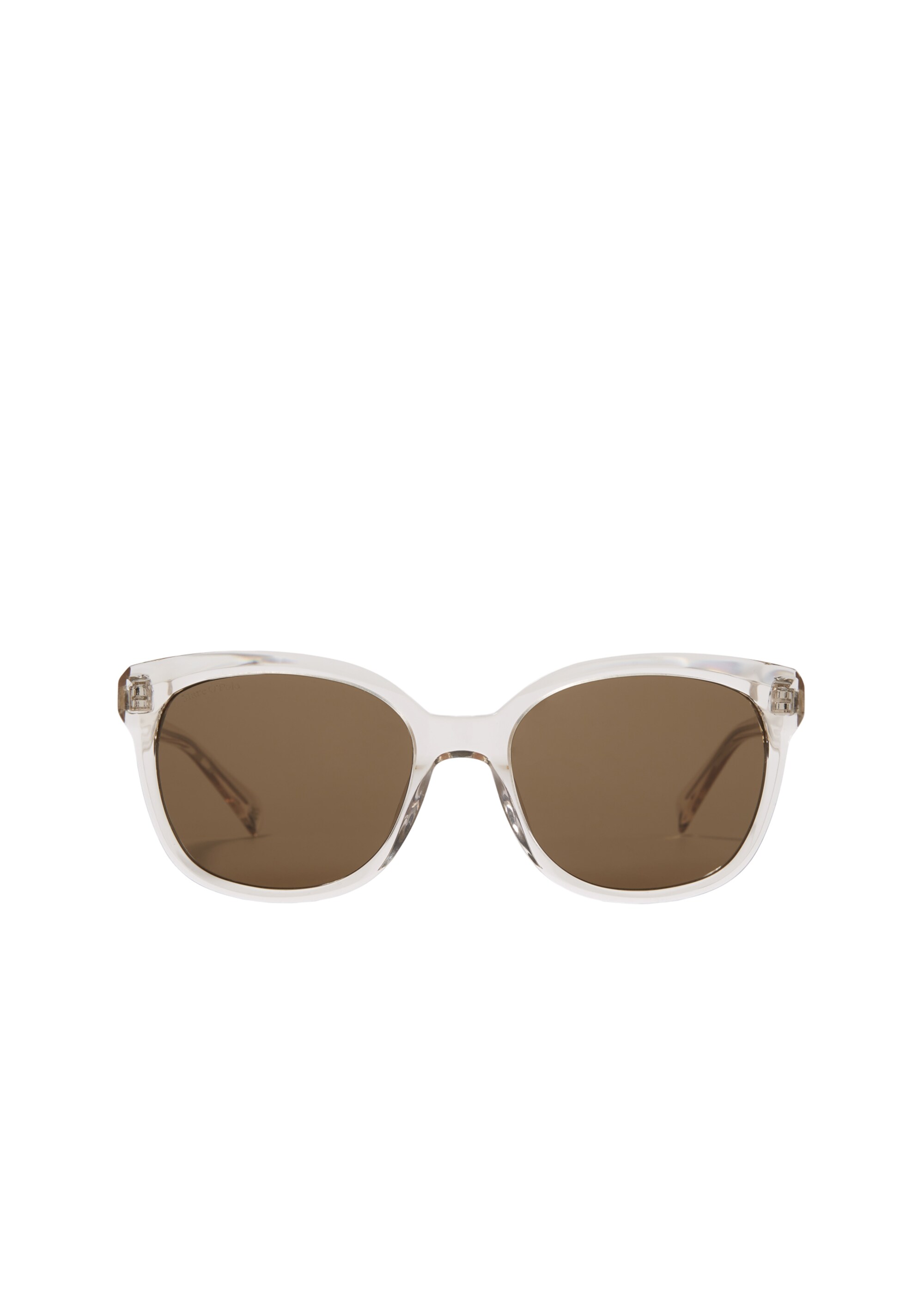 Unisex-Sonnenbrille mit breitem Bio-Acetat-Rahmen