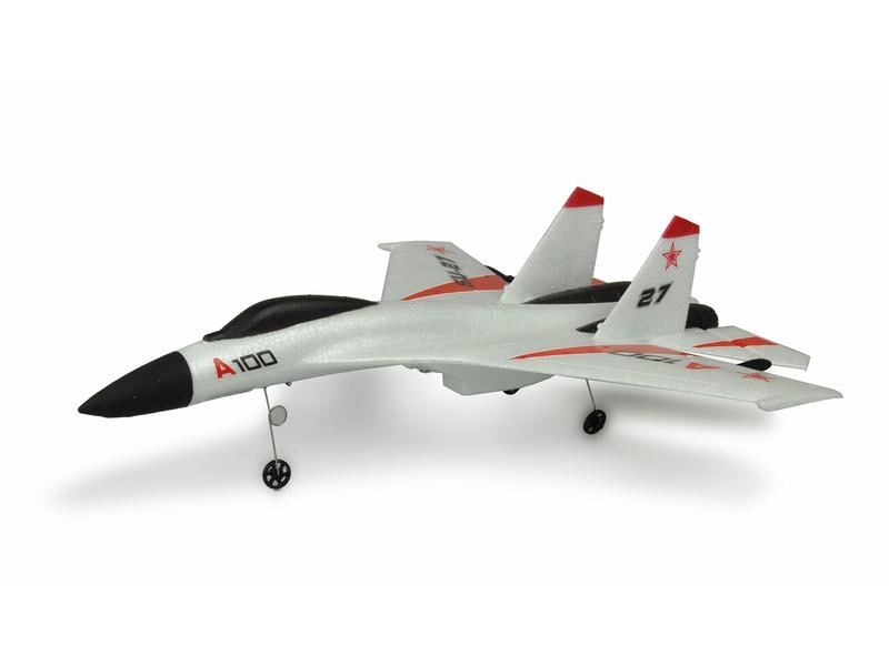 Amewi Flugzeug SU27 3-Kanal mit Gyro RTF 2 Motoriges Einsteiger Flugzeug im Design einer SU 27