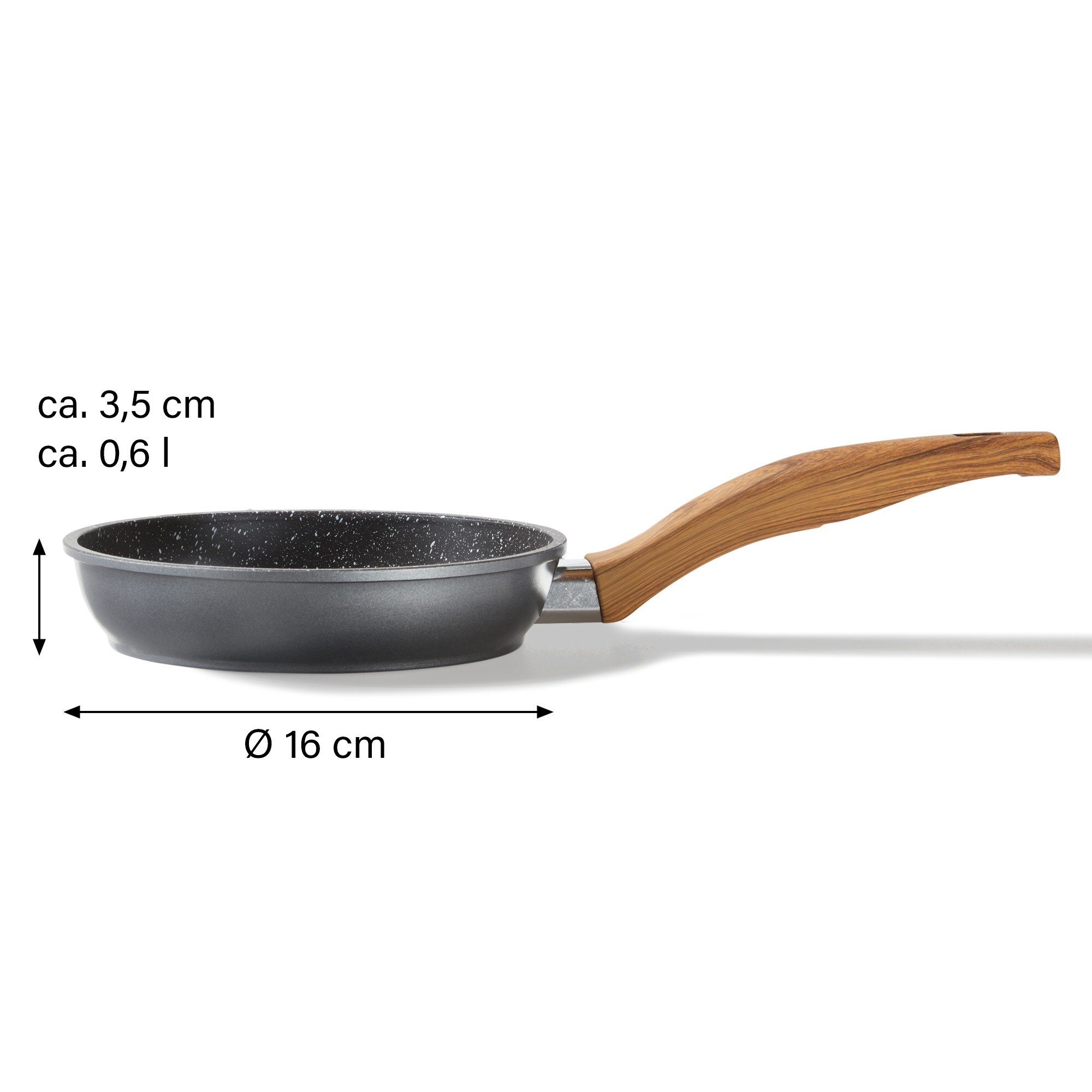 STONELINE® Back to Nature Bratpfanne 16 cm