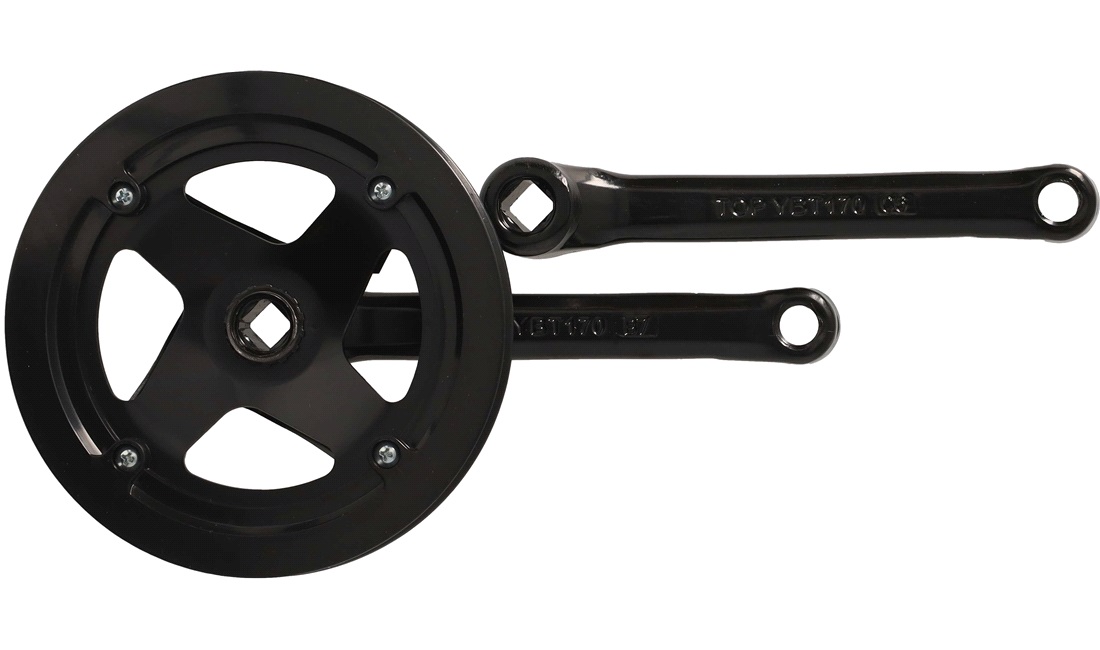 Garniture 36T 170mm sort