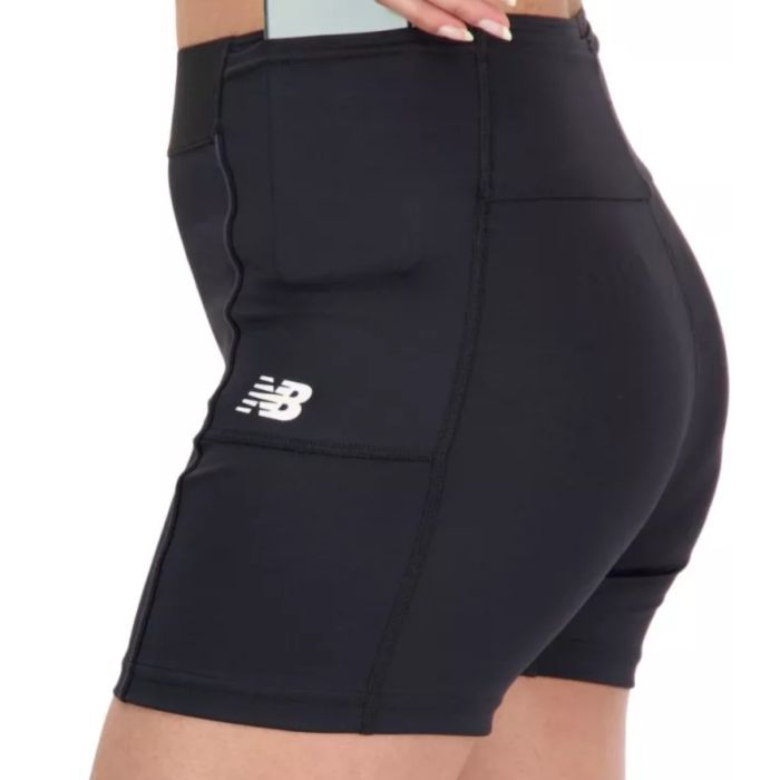 New Balance Dame Korte tights Q Speed Shape Shield Fitted Shorts Sort