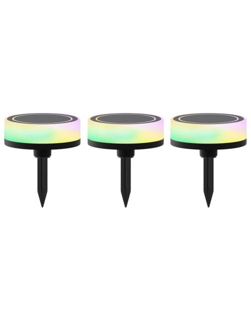 Calex Smart Outdoor Ground Spots 24v - Tuinverlichting - 810 g Multi-Color 3 stuks 24v