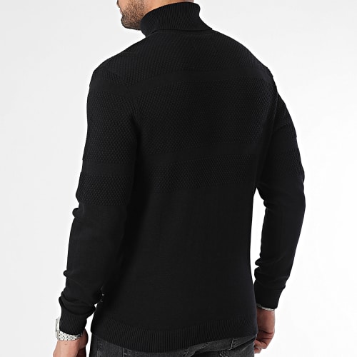 Pull Col Roulé Chris Noir