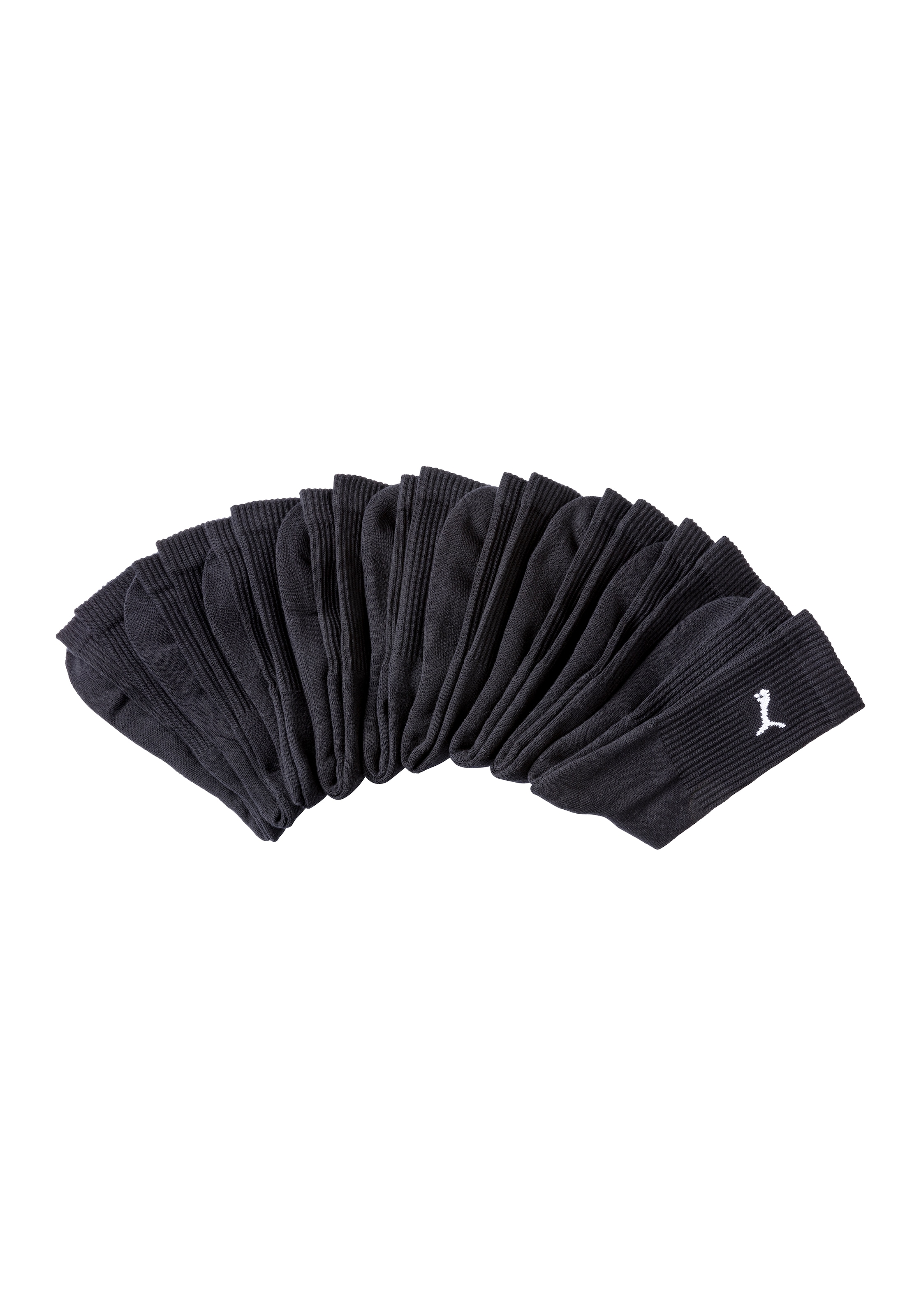 PUMA Socken »PUMA CREW SOCK 9P ECOM« 9 Paar, 9 Paar tlg. Tennissocken, atmungsaktiv, feuchtigkeitsregulierend