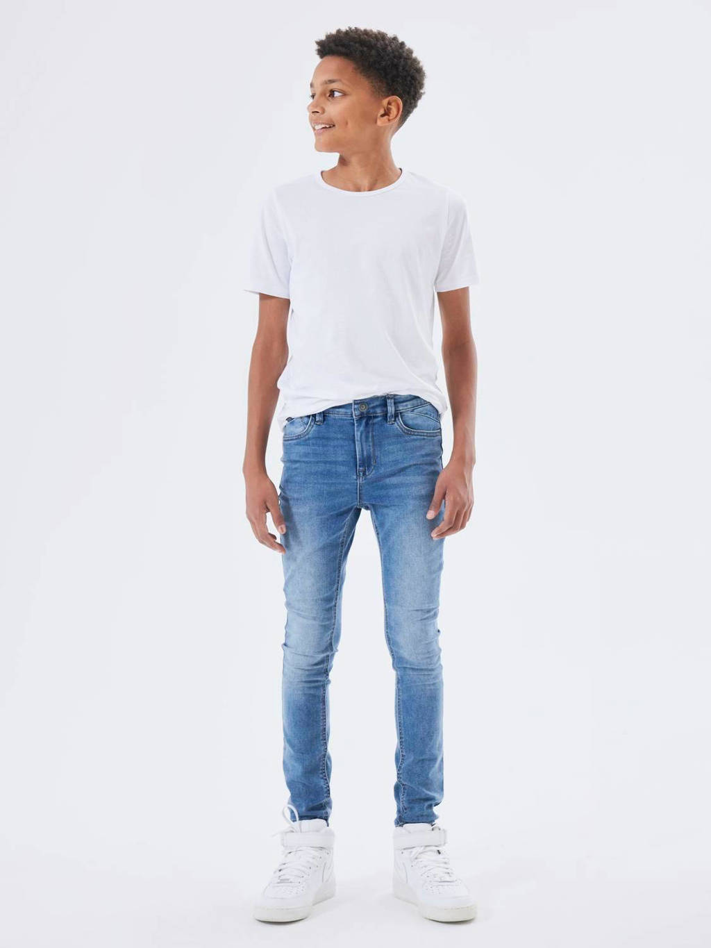 NAME IT skinny jeans NKMPETE medium blue denim