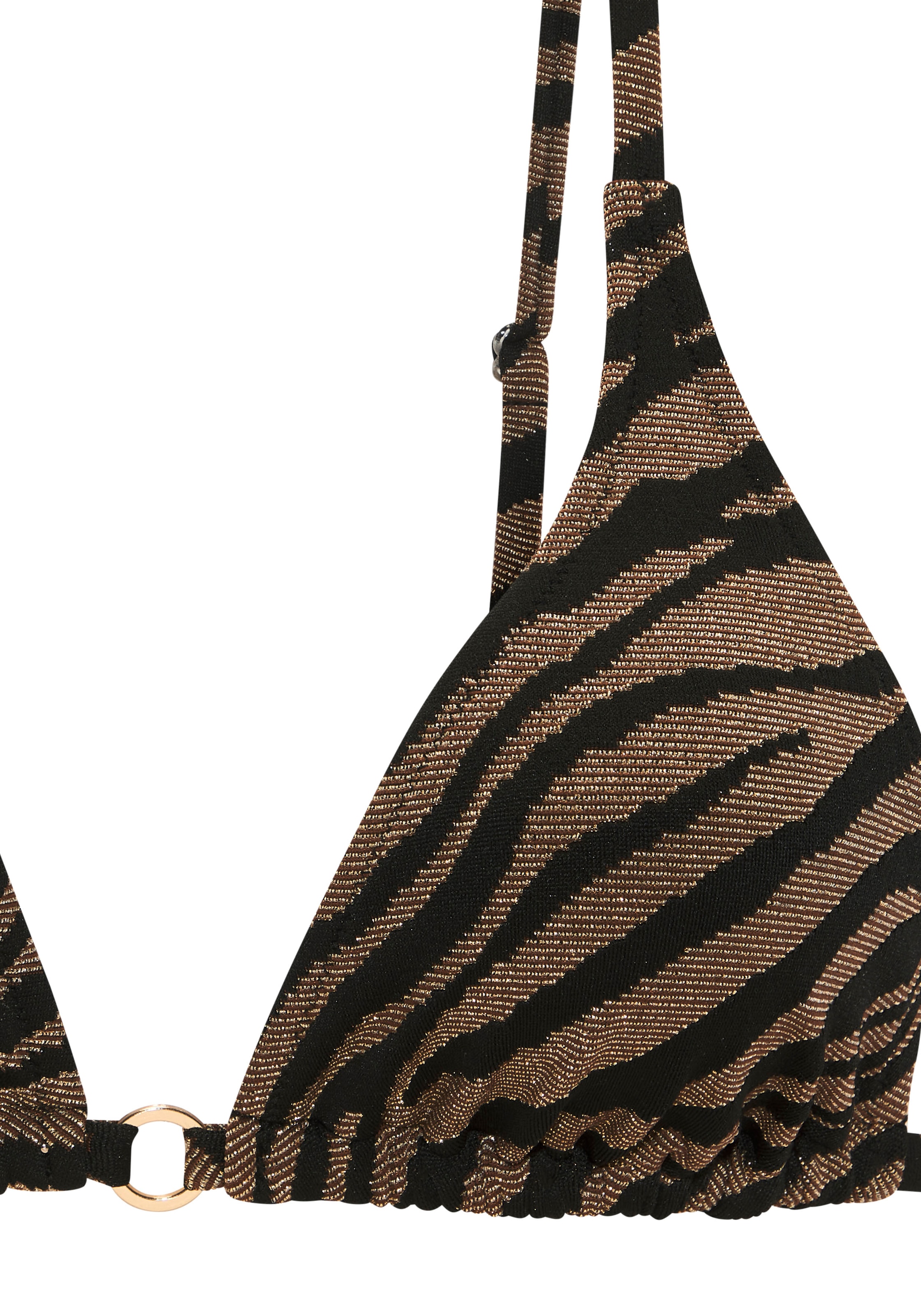 Bruno Banani Triangel-Bikini , in zweifarbiger Animal-Optik