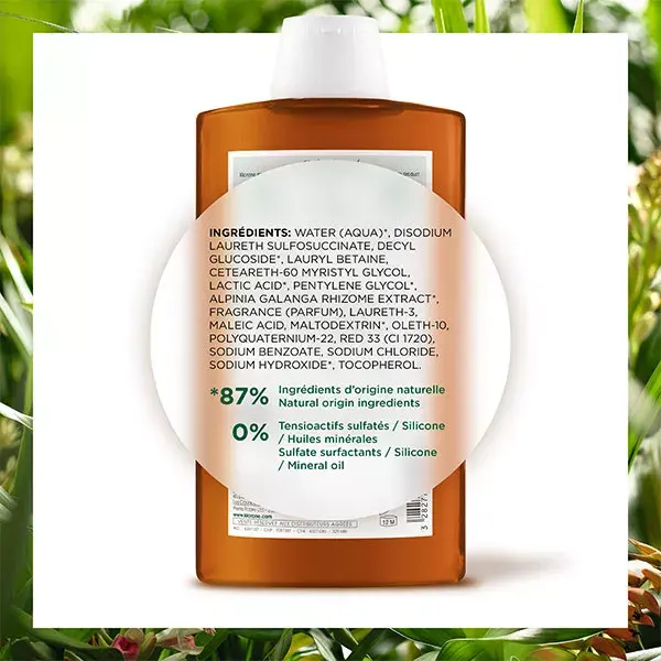 Klorane Galanga Shampoo Reequilibrante Anticaspa 400ml