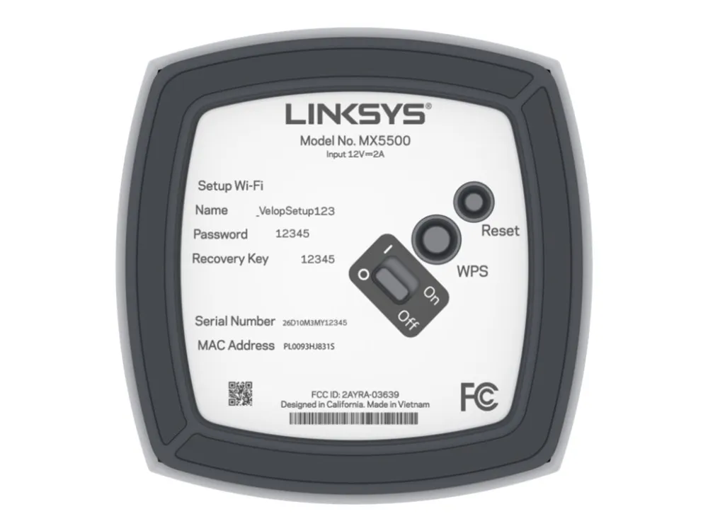 Linksys Atlas Pro 6 - Wi-Fi-system - (2 routere) - op til 5400 sq.ft - mesh 1GbE - Wi-Fi 6 - Dual Band