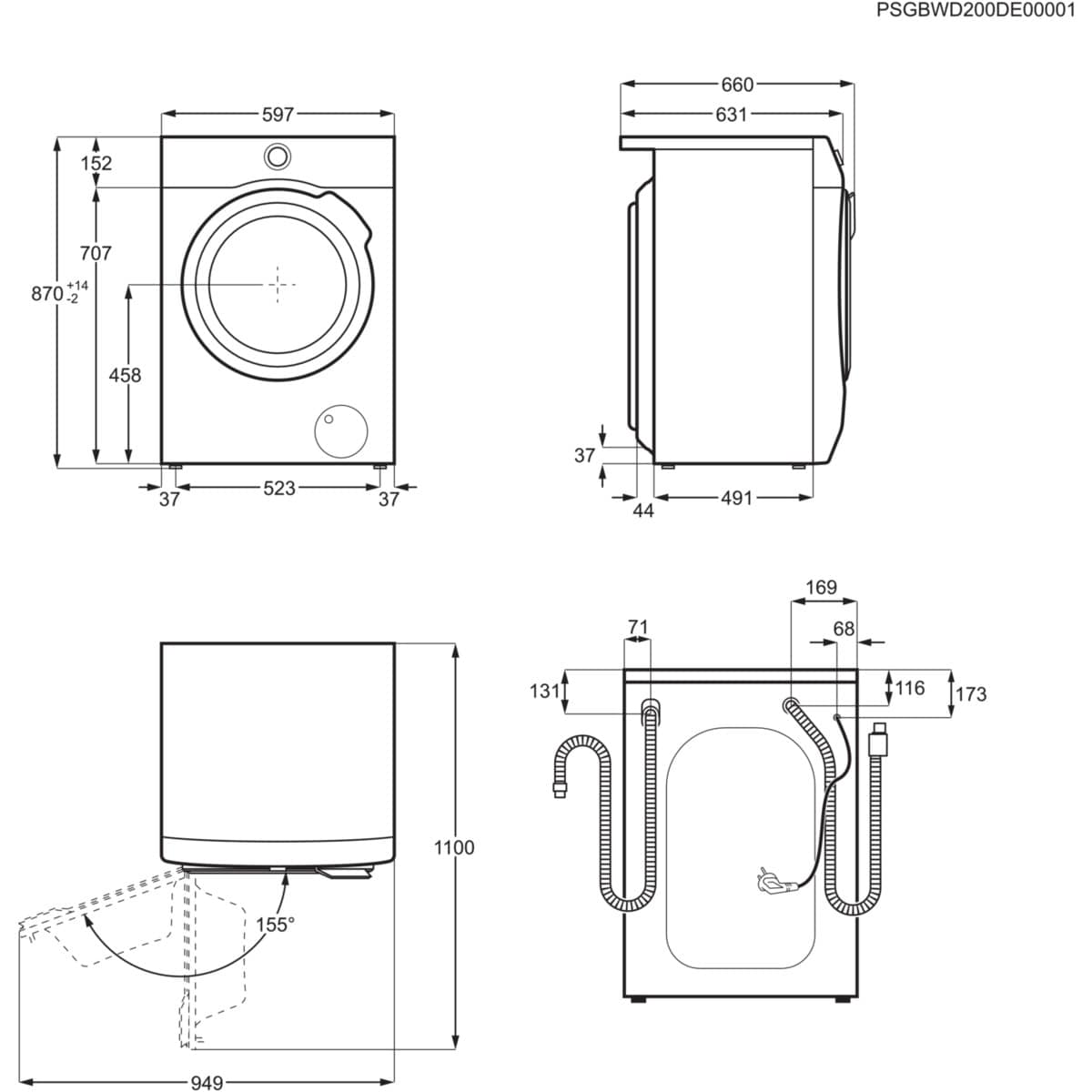 Electrolux PerfectCare 900 vask/tørk EW9W8862E9