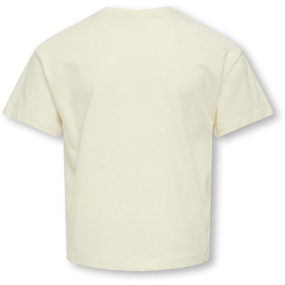 Køb kids ONLY Cloud Dancer Preppy/Pineneedle Koggitta S/S Boxy Printed Top Jrs