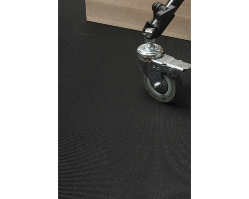 Rubberen loper, rubberen mat, zwart, 60x120 cm