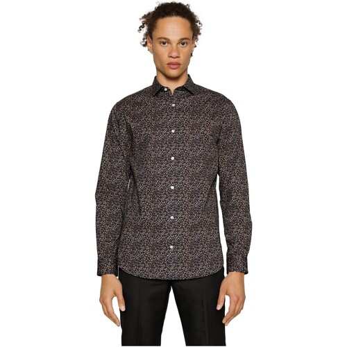 Jack & Jones - CAMISA ESTAMPADA12237914 Marrón