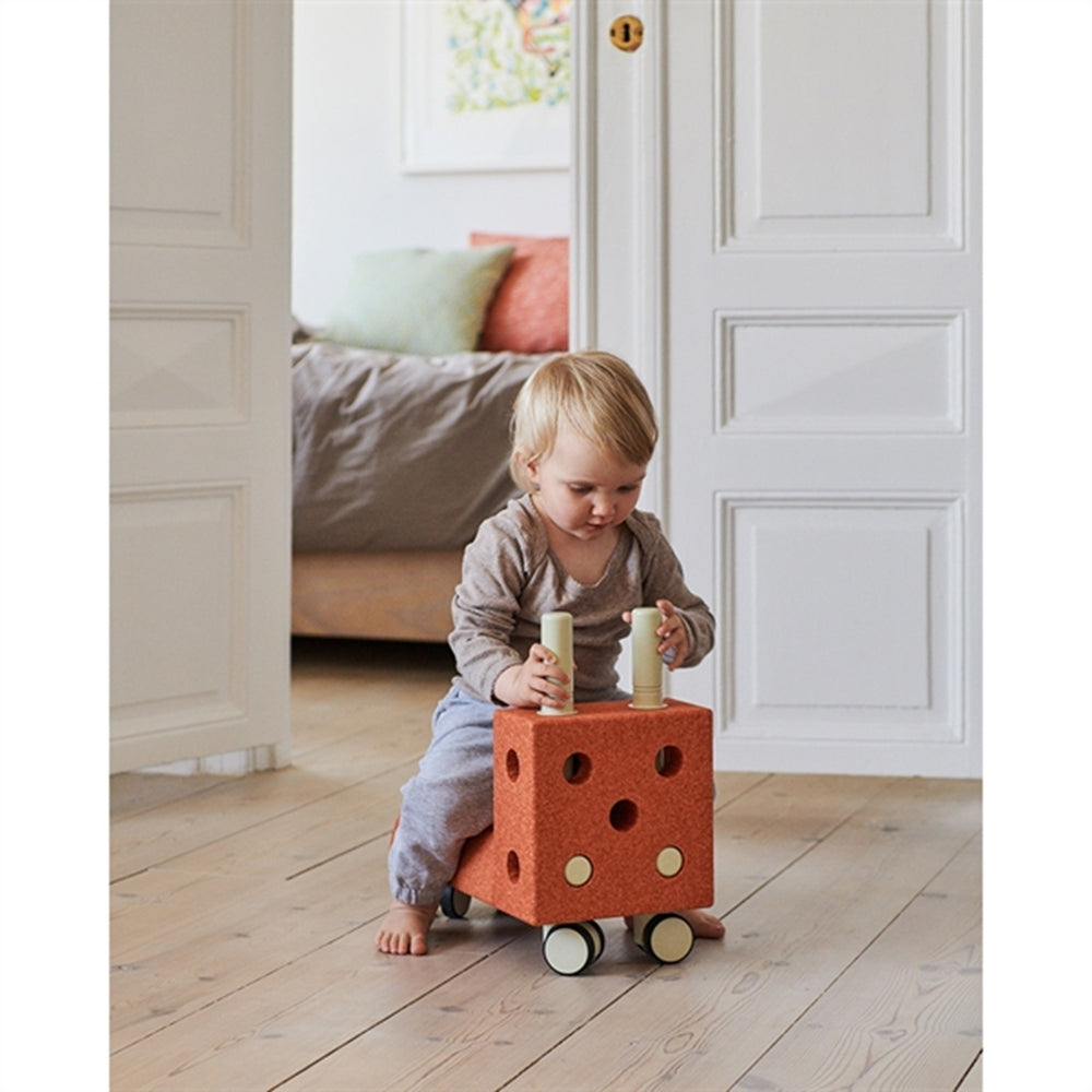 Gåbil Burnt Orange/Dusty Green - MODU → Luksusbaby.dk